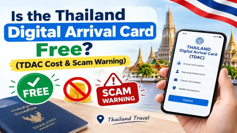 Thailand Digital Arrival Card completely free